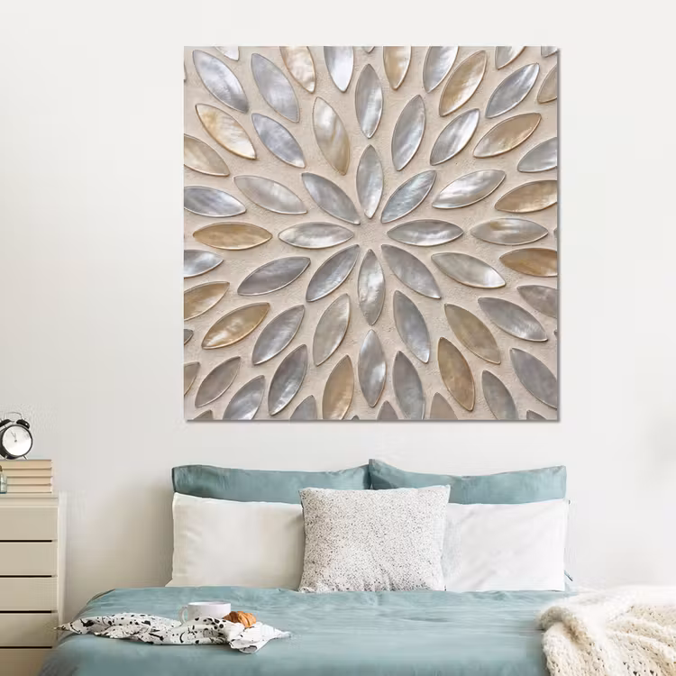 Forex - Patroon - Ovaal - Glanzend - Abstract - Beige — 2