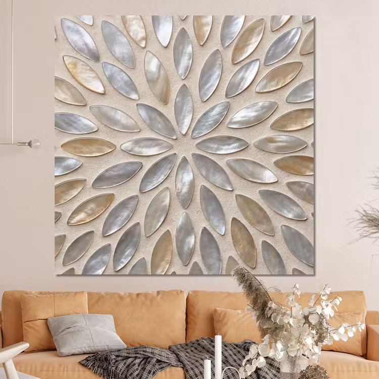 Forex - Patroon - Ovaal - Glanzend - Abstract - Beige — 4