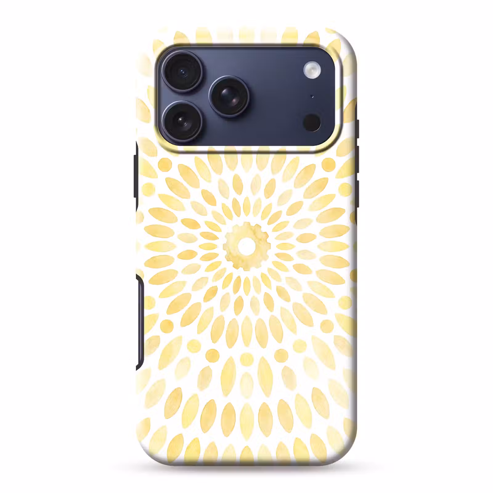 Telefoonhoesje Toughcase - Abstract - Geometrisch - Stralend - Geel — 1