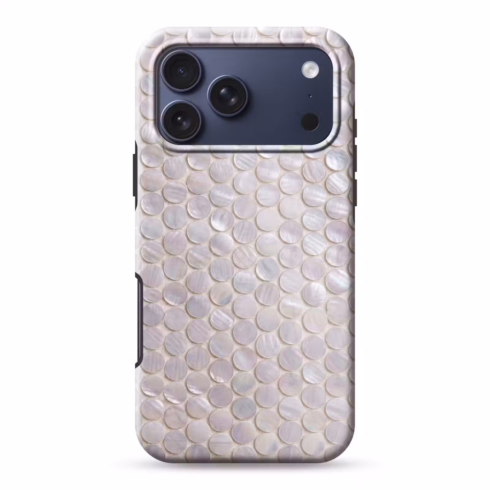 Telefoonhoesje Toughcase - Patroon - Cirkels - Abstract - Modern - Wit — 1