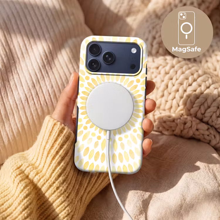 Telefoonhoesje Toughcase - Abstract - Geometrisch - Stralend - Geel — 8