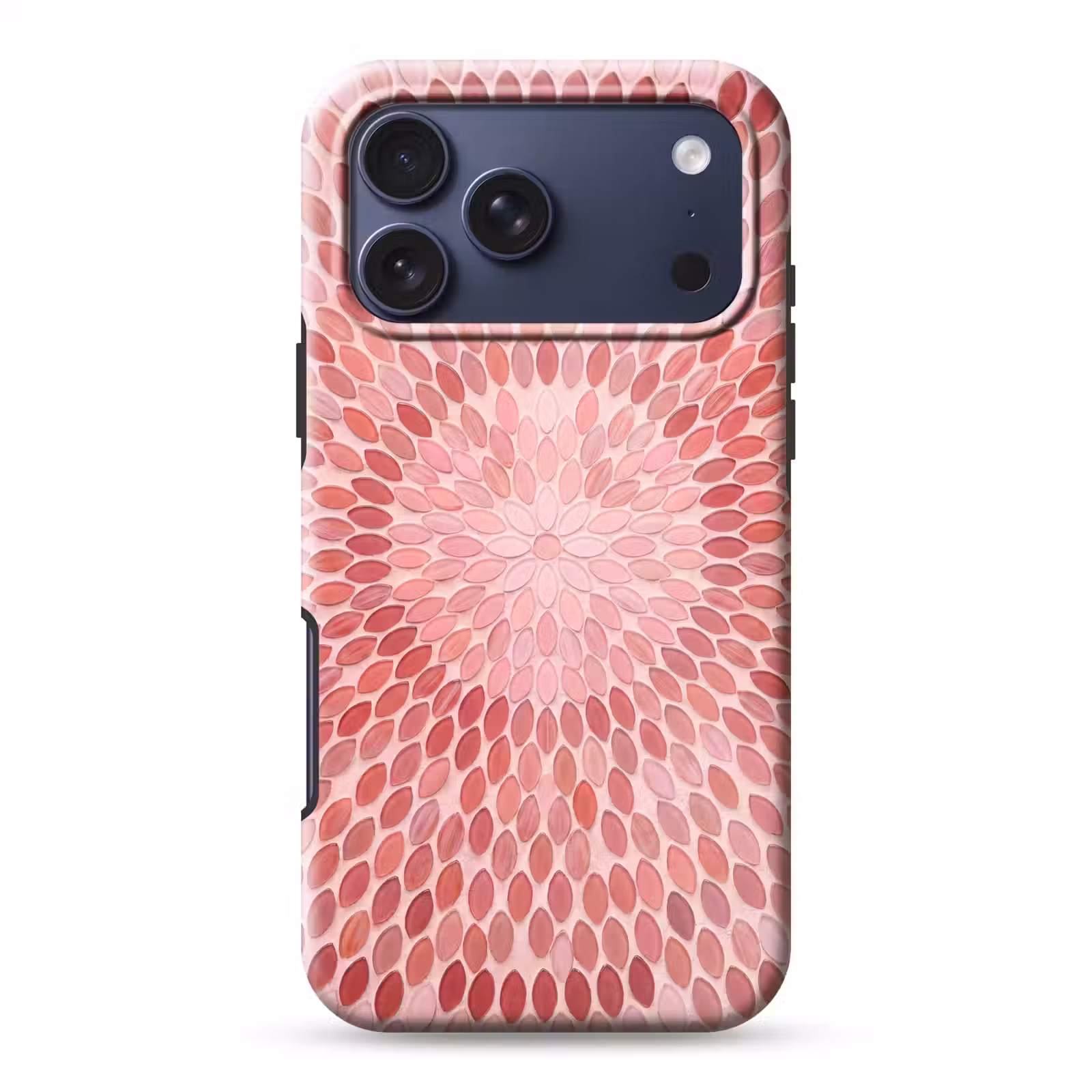 Telefoonhoesje Toughcase - Patroon - Mozaïek - Ovaal - Abstract - Roze — 1