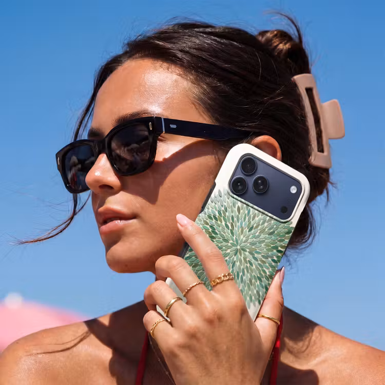 Telefoonhoesje Toughcase - Patroon - Blad - Groen - Abstract — 6
