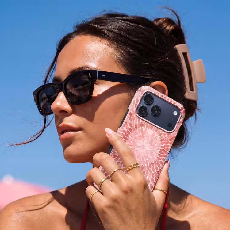 Telefoonhoesje Toughcase - Patroon - Mozaïek - Ovaal - Abstract - Roze — 6