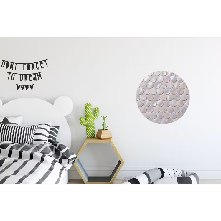 Wandcirkel - Aluminium - Patroon - Cirkels - Abstract - Modern - Wit — 5