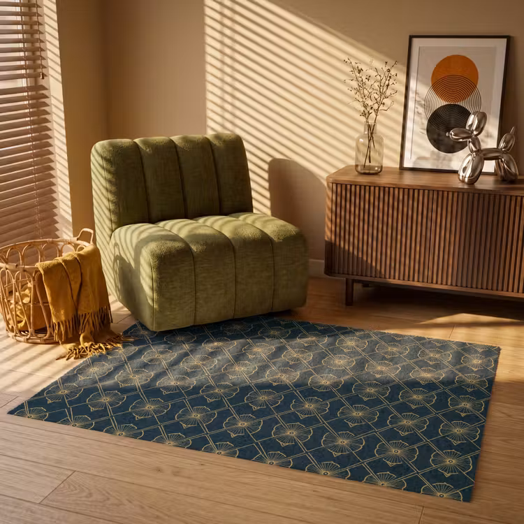 Vloerkleed - Geometrisch - Elegant - Groen — 2