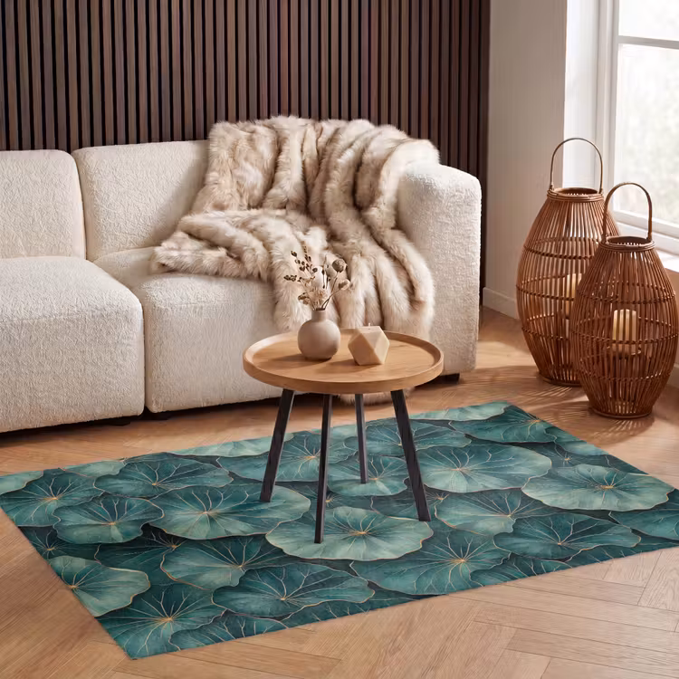 Vloerkleed - Patroon - Bladeren - Groen — 3
