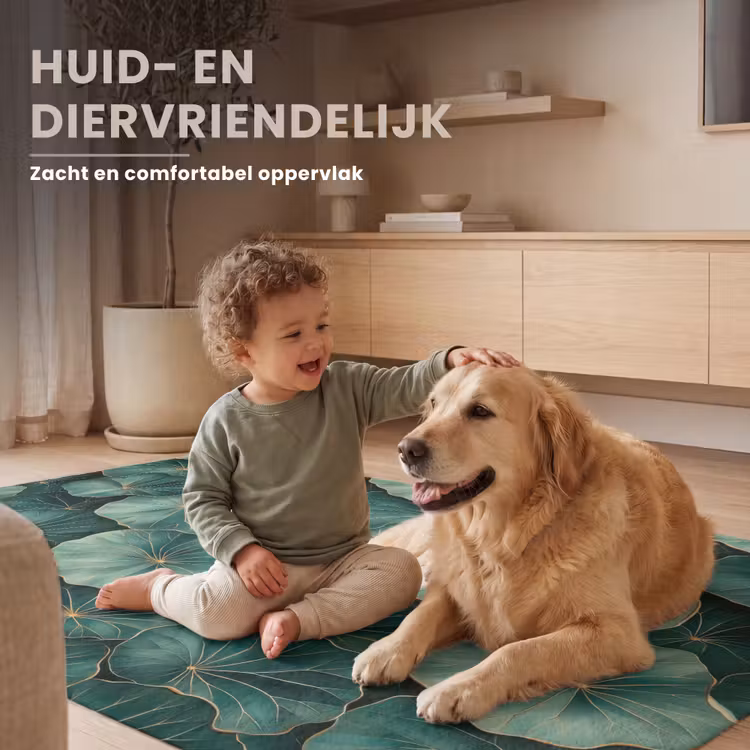 Vloerkleed - Patroon - Bladeren - Groen — 8