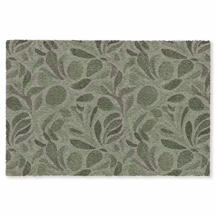 Vloerkleed - Sereen - Bladeren - Groen — 1