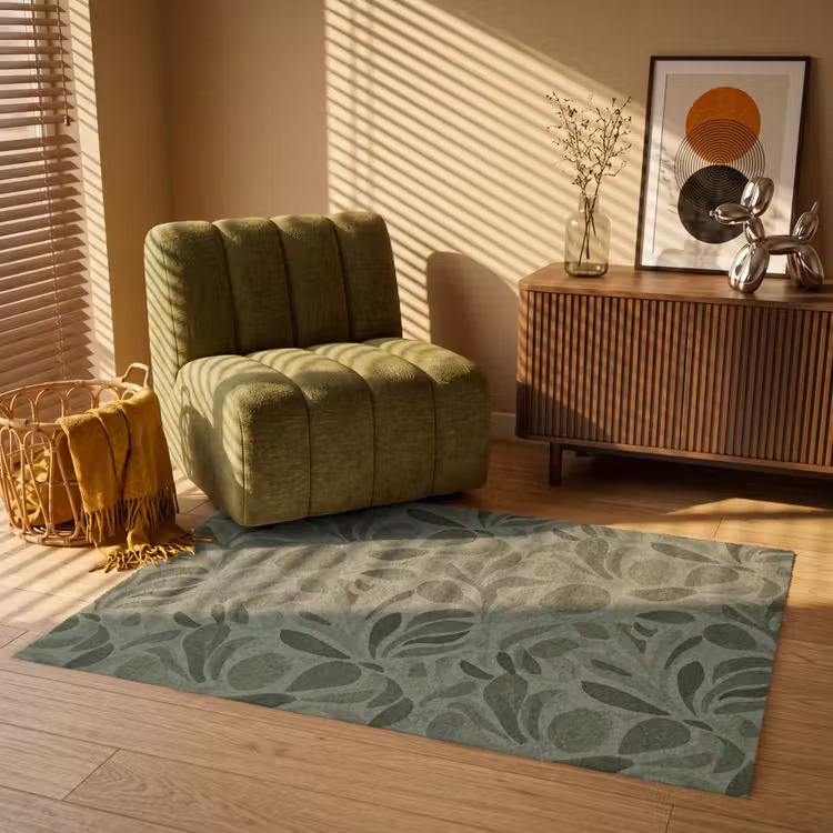 Vloerkleed - Sereen - Bladeren - Groen — 2