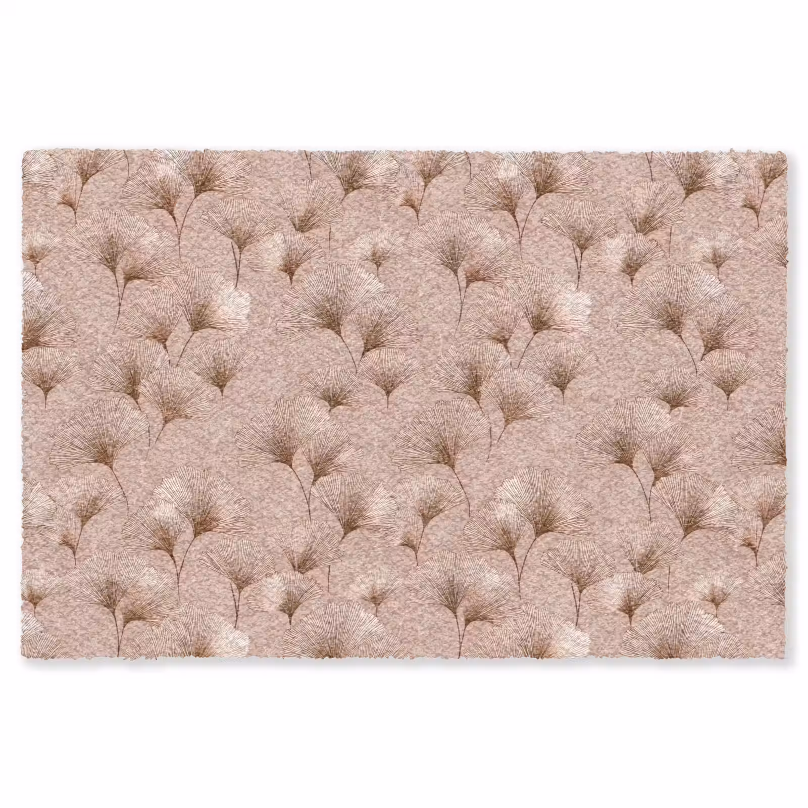 Vloerkleed - Ginkgo - Patroon - Roze — 1
