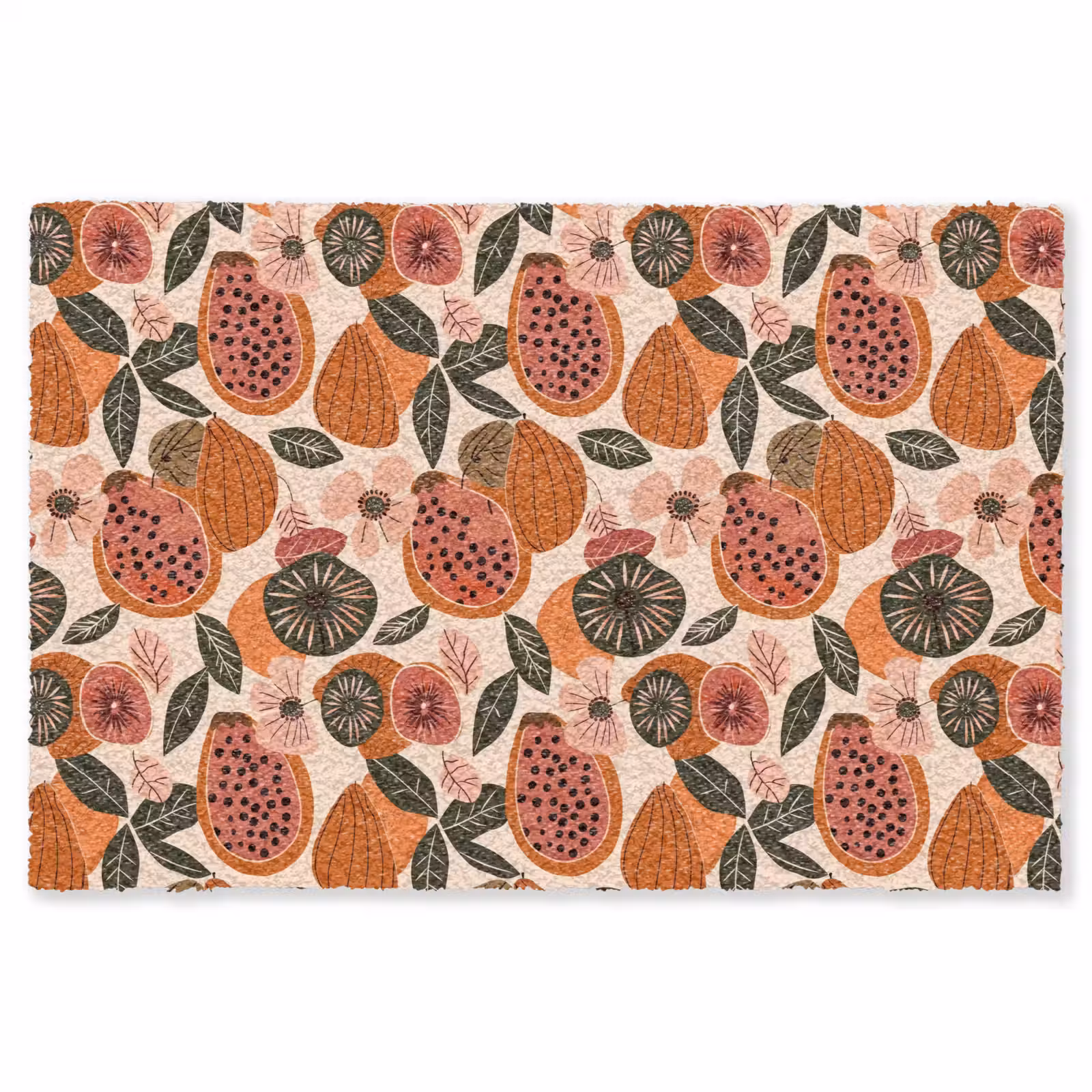 Vloerkleed - Papaja - Bloesem - Oranje — 1
