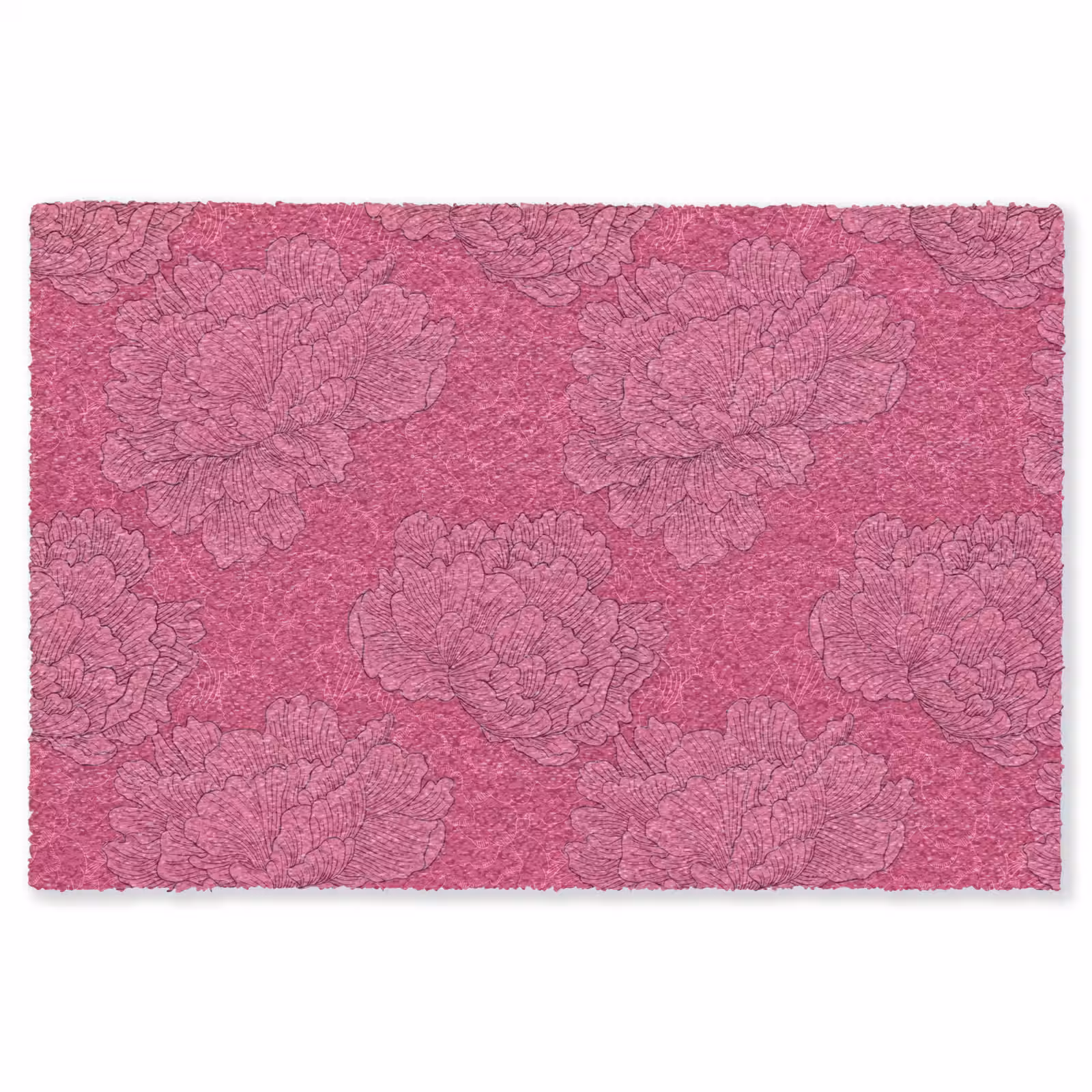 Vloerkleed - Pioenrozen - Energiek - Roze — 1