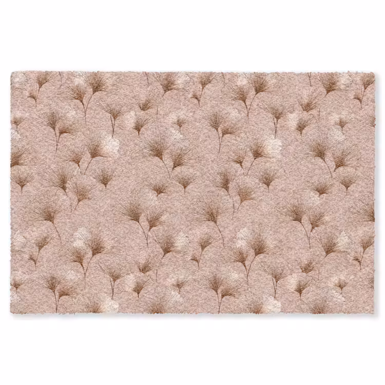 Vloerkleed - Ginkgo - Patroon - Roze — 1