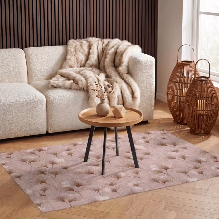 Vloerkleed - Ginkgo - Patroon - Roze — 3