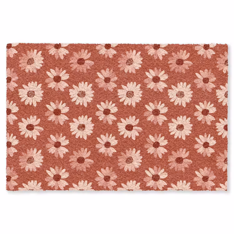 Vloerkleed - Madelief - Retro - Terracotta — 1