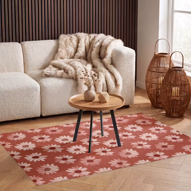 Vloerkleed - Madelief - Retro - Terracotta — 3
