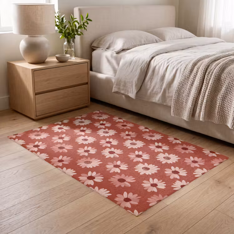 Vloerkleed - Madelief - Retro - Terracotta — 6