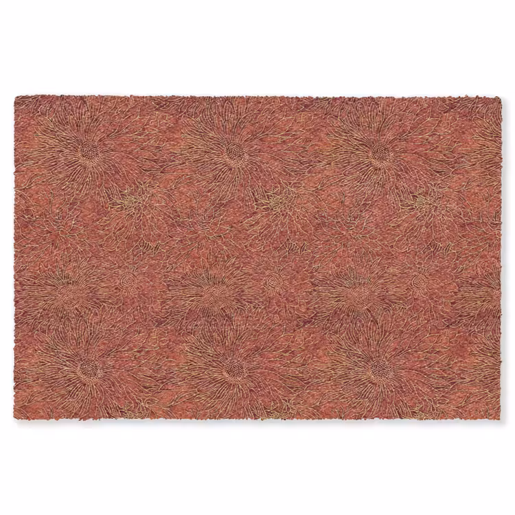 Vloerkleed - Oosters - Bloemen - Terracotta — 1
