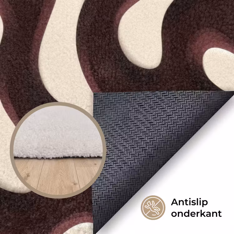Vloerkleed - Organisch - Krachtig - Bruin — 5