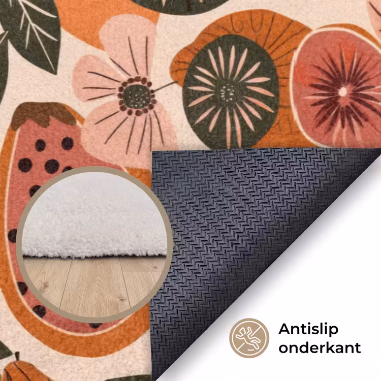 Vloerkleed - Papaja - Bloesem - Oranje — 5