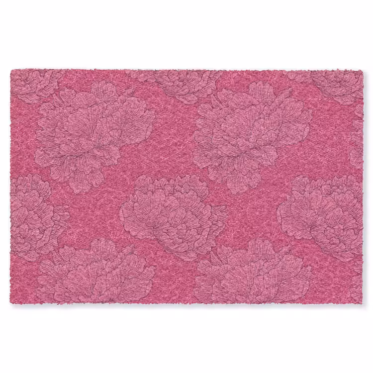 Vloerkleed - Pioenrozen - Energiek - Roze — 1