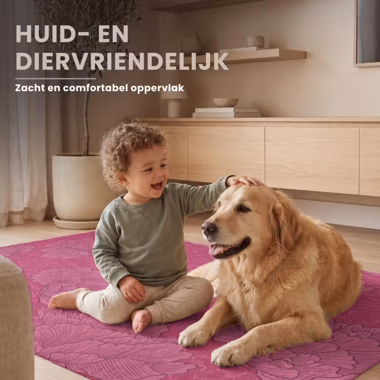 Vloerkleed - Pioenrozen - Energiek - Roze — 8