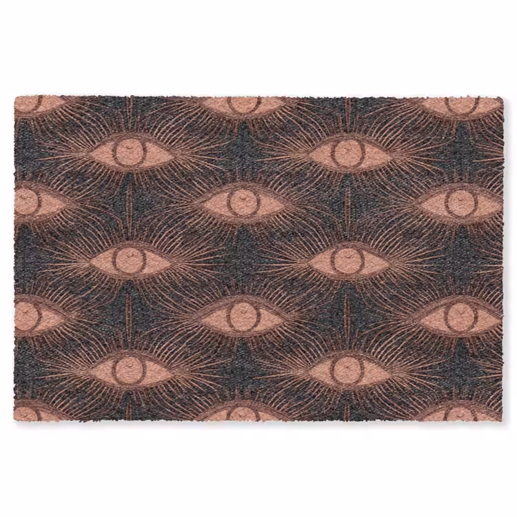 Vloerkleed - Boheems - Oog - Bruin — 1