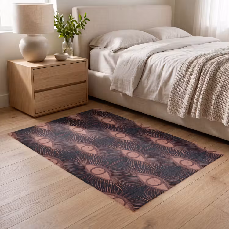 Vloerkleed - Boheems - Oog - Bruin — 6