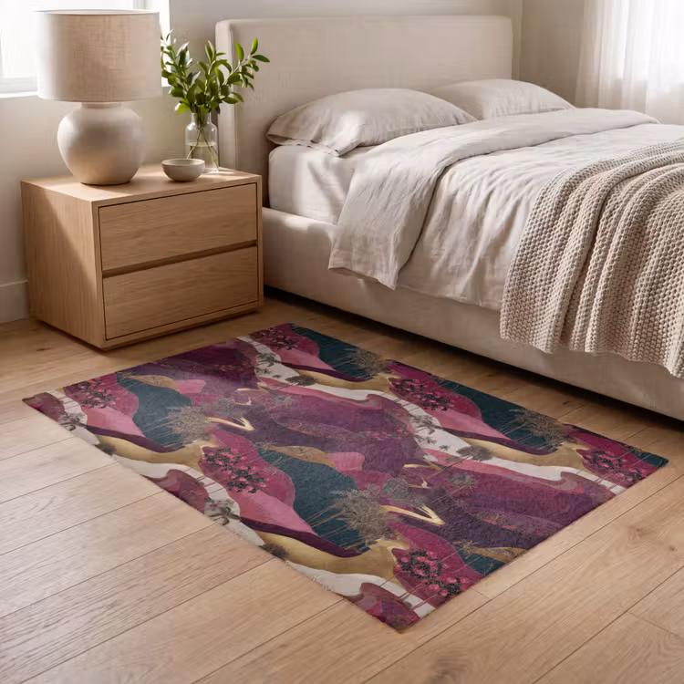 Vloerkleed - Magisch - Palmbomen - Goud — 6