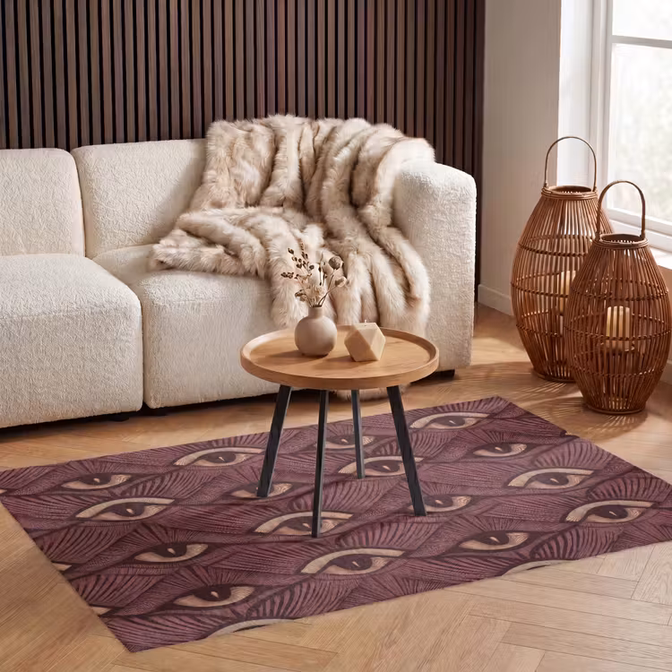 Vloerkleed - Mystiek - Ogen - Bruin — 3