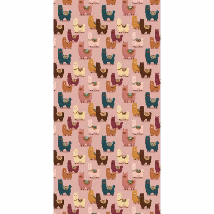 Behang - Alpaca's - Patroon - Kleurrijk — 2