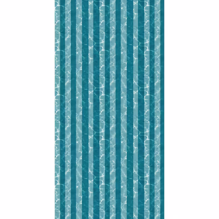 Behang - Zwembad - Strepen - Groen — 2