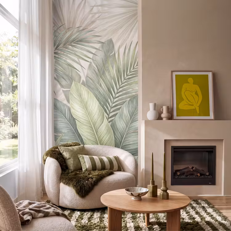 Behang - Planten - Tropisch - Bladeren - Groen - Natuur — 1