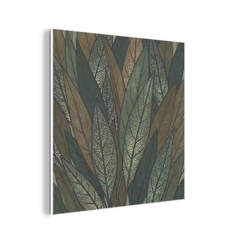 Forex - Bladeren - Patroon - Gestippeld - Natuur - Groen — 1