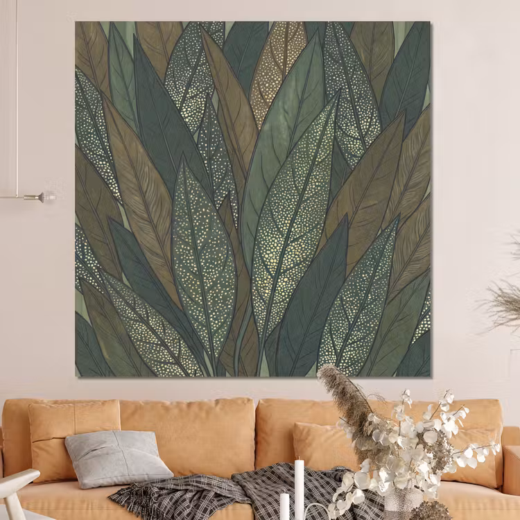Forex - Bladeren - Patroon - Gestippeld - Natuur - Groen — 4