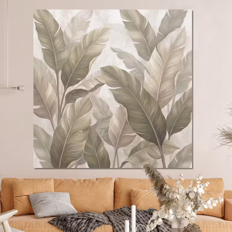 Forex - Bladeren - Tropisch - Natuur - Abstract - Beige — 4