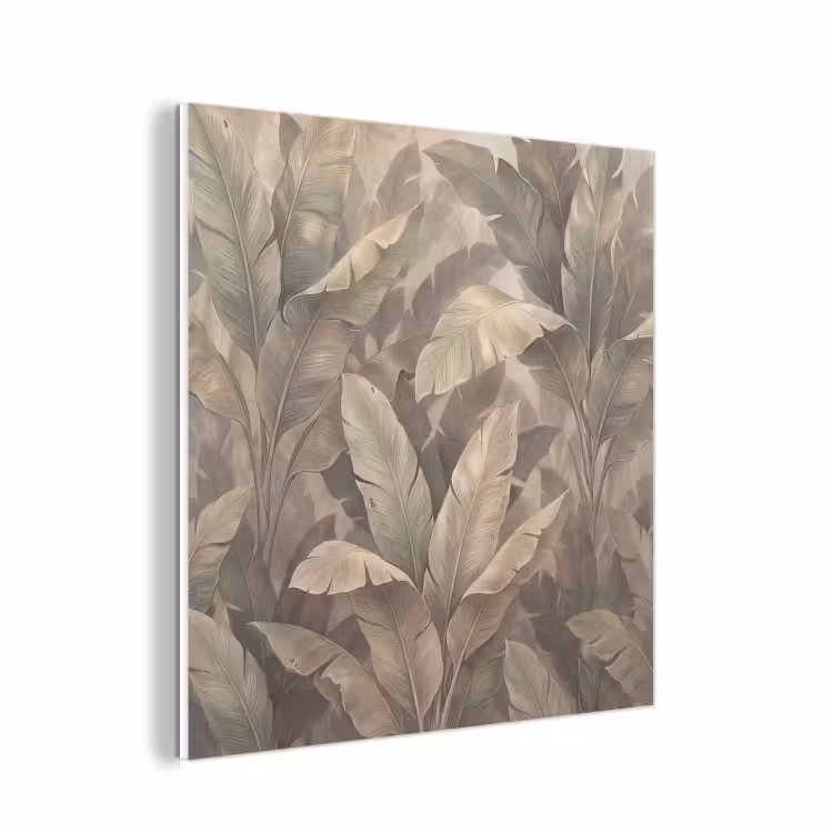 Forex - Bladeren - Tropisch - Natuur - Modern - Beige — 1