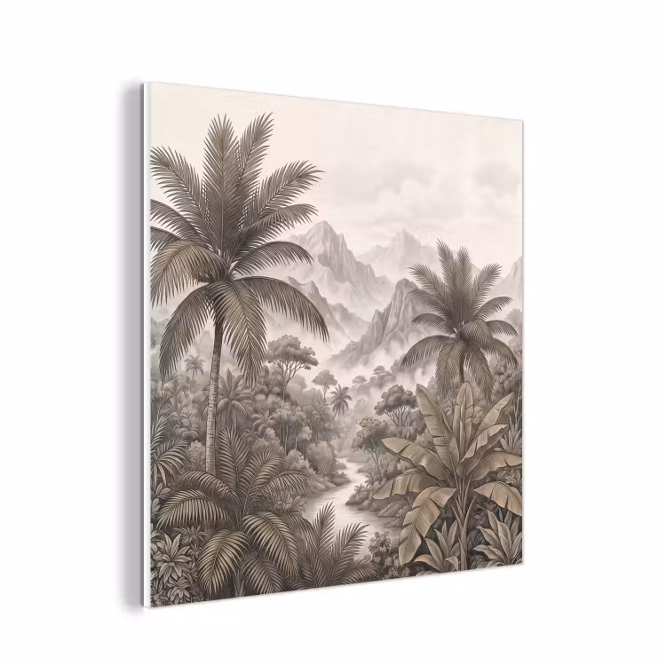 Forex - Natuur - Bergen - Rivier - Tropisch - Vintage — 1