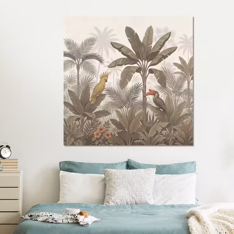 Forex - Vogel - Jungle - Tropisch - Illustratie - Groen — 2