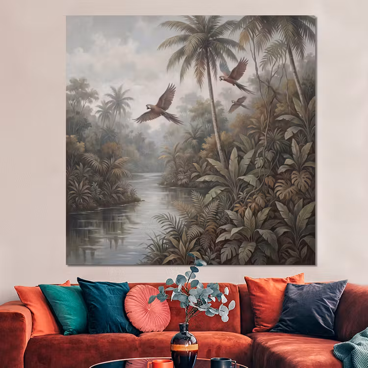Forex - Vogel - Vliegend - Tropisch - Landschap - Klassiek — 3