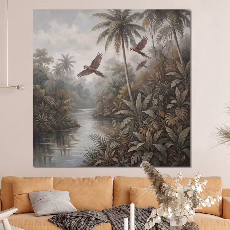 Forex - Vogel - Vliegend - Tropisch - Landschap - Klassiek — 4