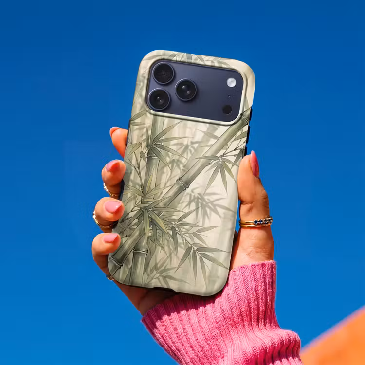 Telefoonhoesje Toughcase - Bamboe - Bladeren - Aziatisch - Groen - Natuur — 2