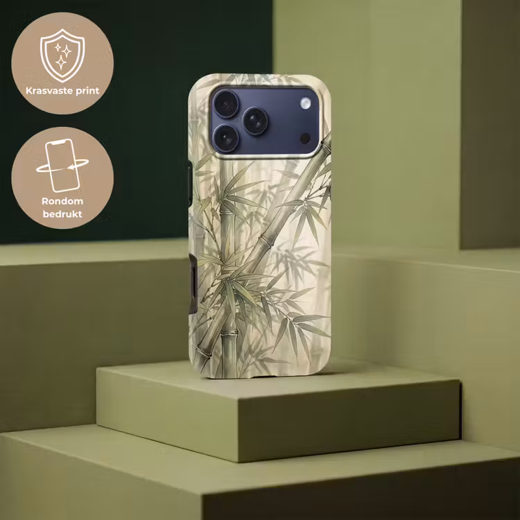 Telefoonhoesje Toughcase - Bamboe - Bladeren - Aziatisch - Groen - Natuur — 7