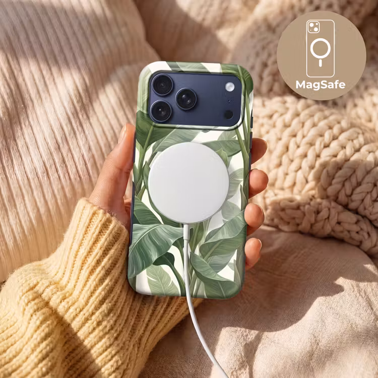 Telefoonhoesje Toughcase - Planten - Bladeren - Tropisch - Groen — 8