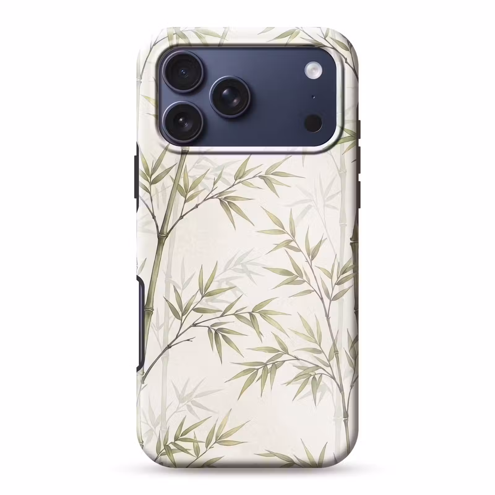 Telefoonhoesje Toughcase - Bamboe - Bladeren - Natuur - Aquarel - Groen — 1