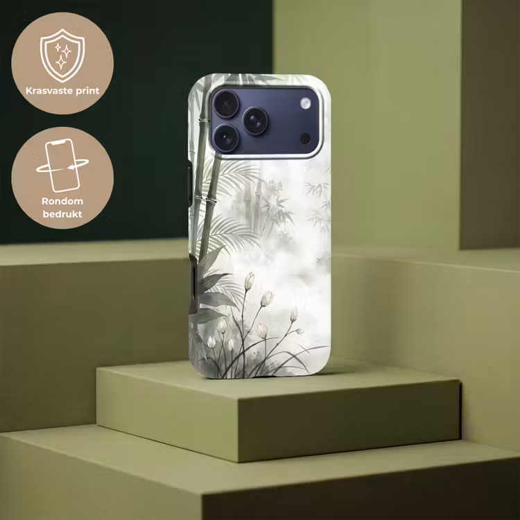 Telefoonhoesje Toughcase - Bloemen - Knop - Tuin - Illustratie - Wit — 7