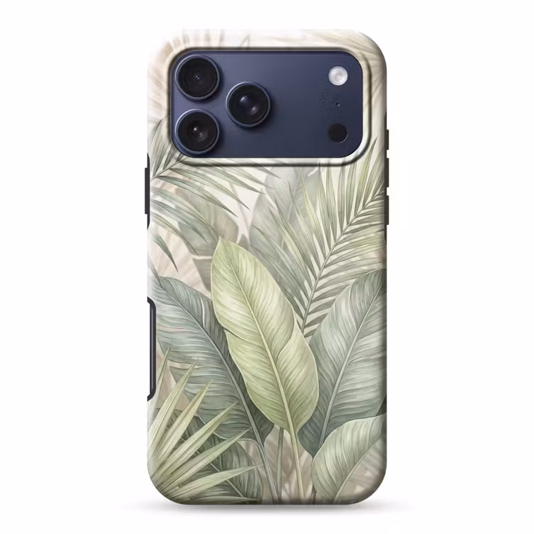 Telefoonhoesje Toughcase - Planten - Tropisch - Bladeren - Groen - Natuur — 1