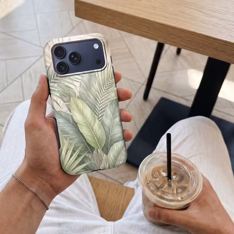 Telefoonhoesje Toughcase - Planten - Tropisch - Bladeren - Groen - Natuur — 4