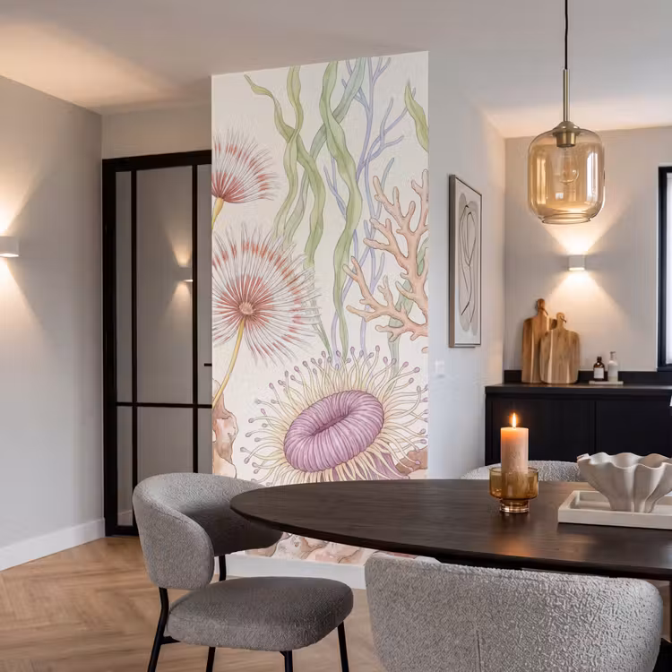 Behang - Zeeleven - Koraal - Onderwater - Illustratie - Kleurrijk — 5